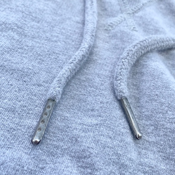 Grey Athletic Slim-Fit Hoodie - Picture 3 of 5